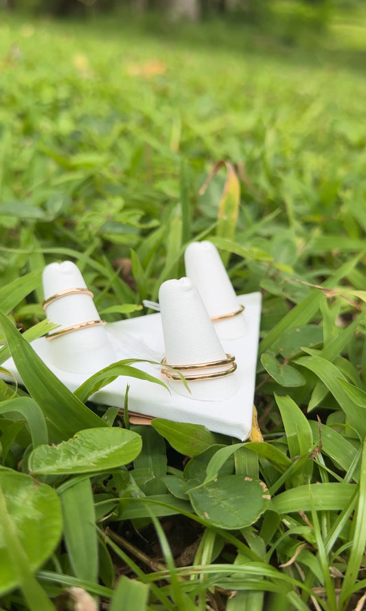 Stackable Textured Ring