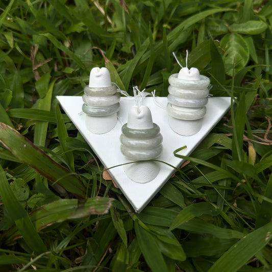 Light Burmese Jade Ring