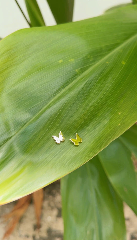 Dainty Butterfly Studs